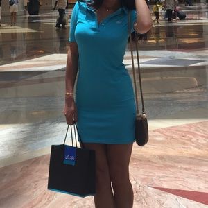 Lacoste Blue Short Dress Size S